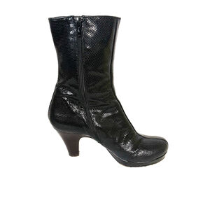 Chie Mihara Black Leather Boots